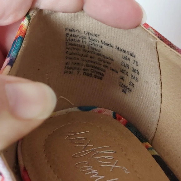 Dexflex Comfort Multicolor Floral Cate Bow Open Toe Wedge Sandals in Size 7.5 - Picture 11 of 11